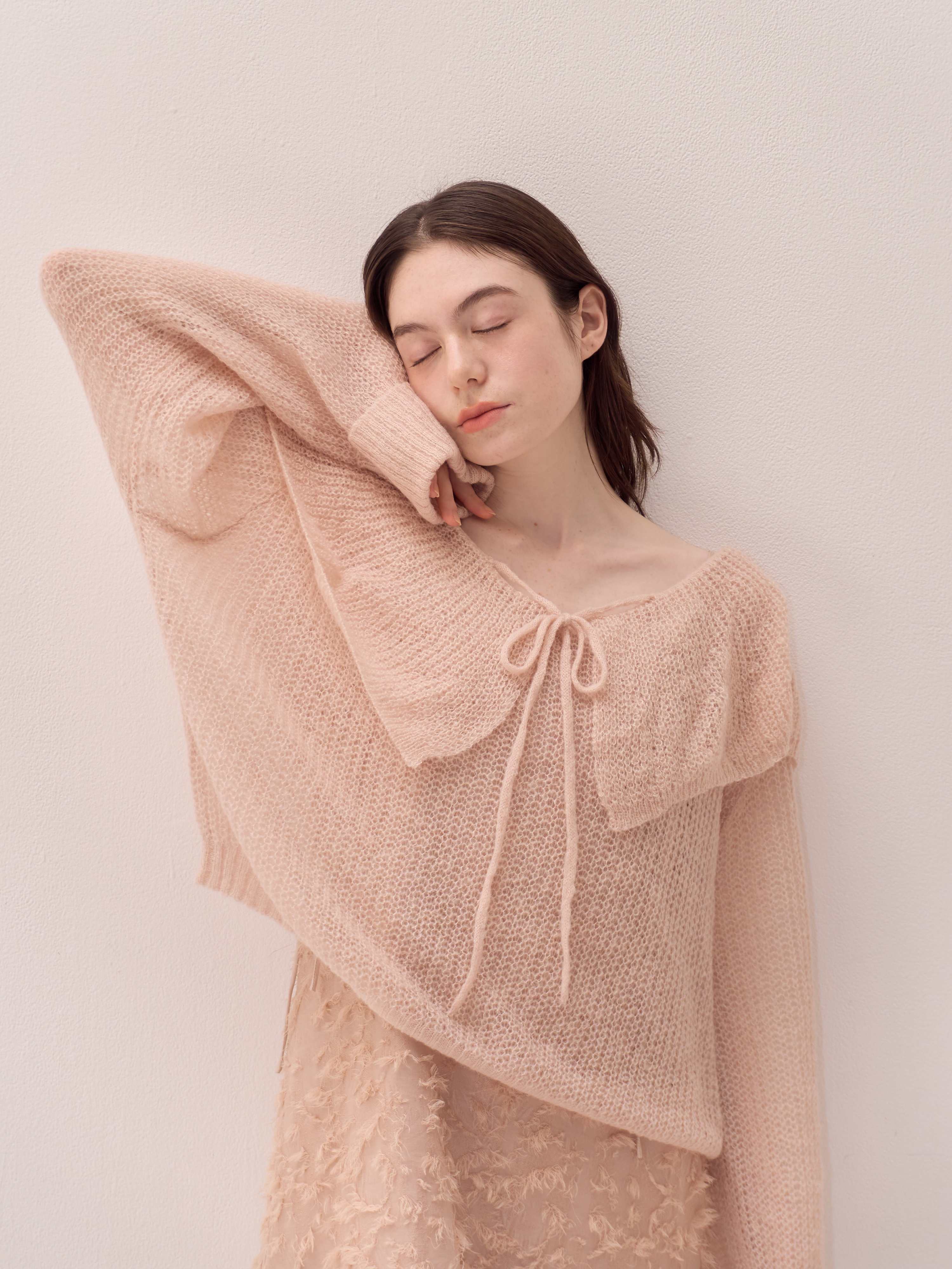 その他 * muguet * muguet lame ribbon knit