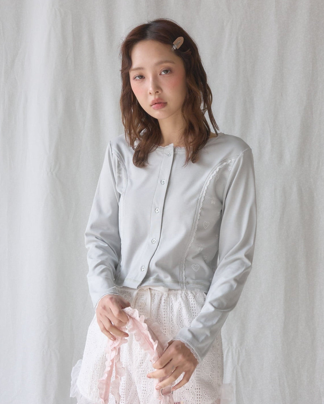 soft panel cardigan