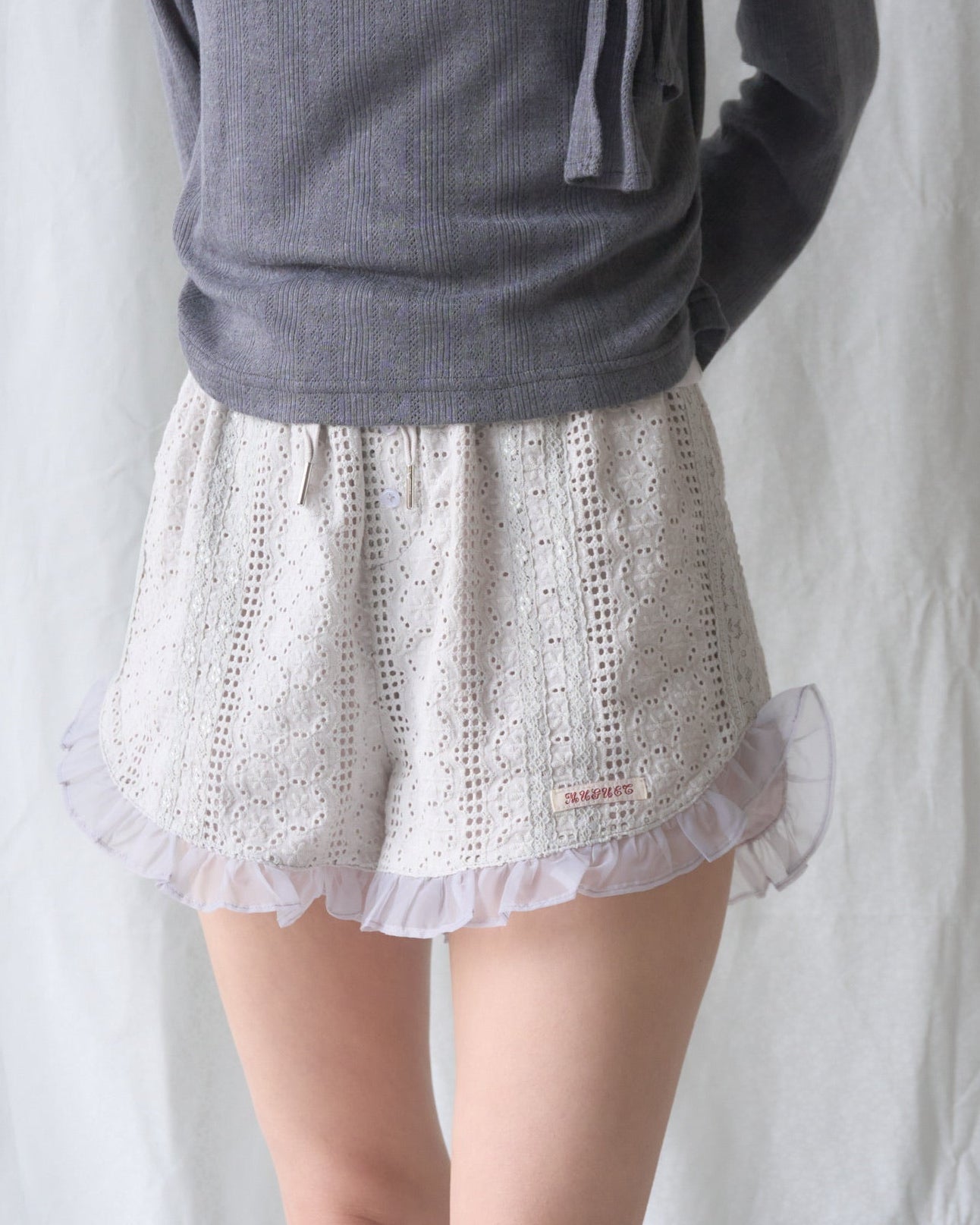 【muguet】frill lace shortpants BOTTOMS