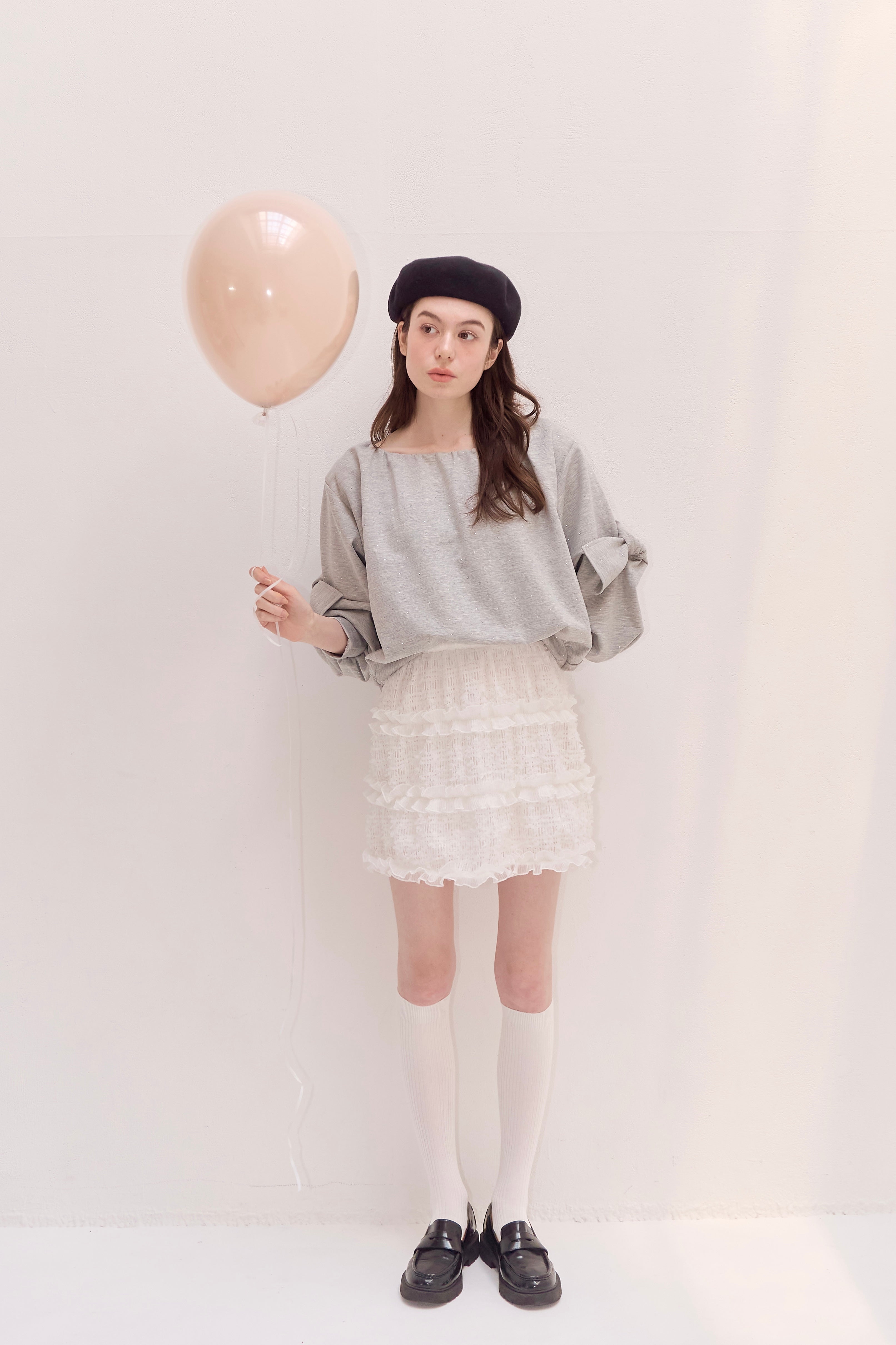 スカート muguet lace&frill mini skirt lace&frill mini skirt muguet ミュゲ muguet】lace&frill mini