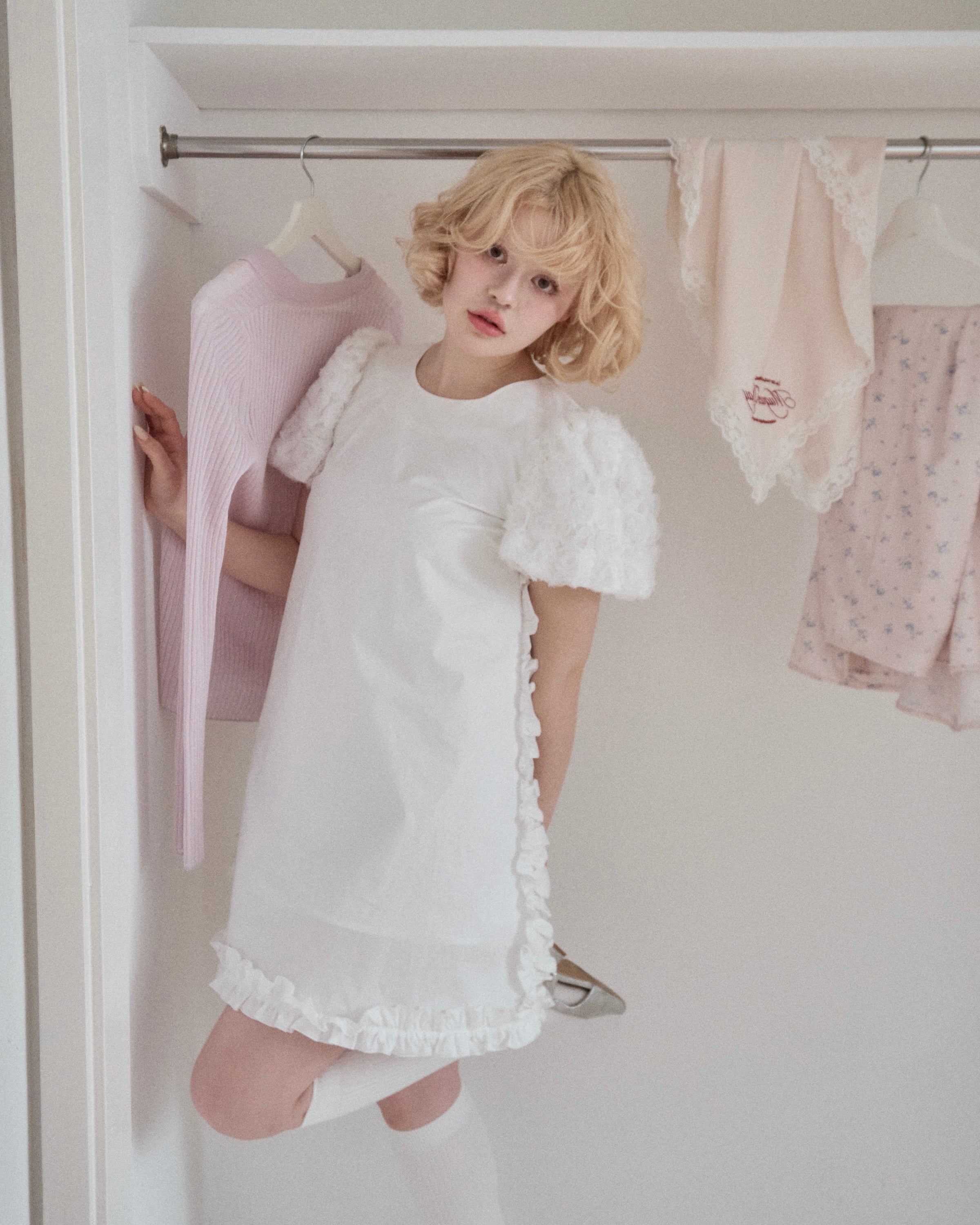 rose frill mini op