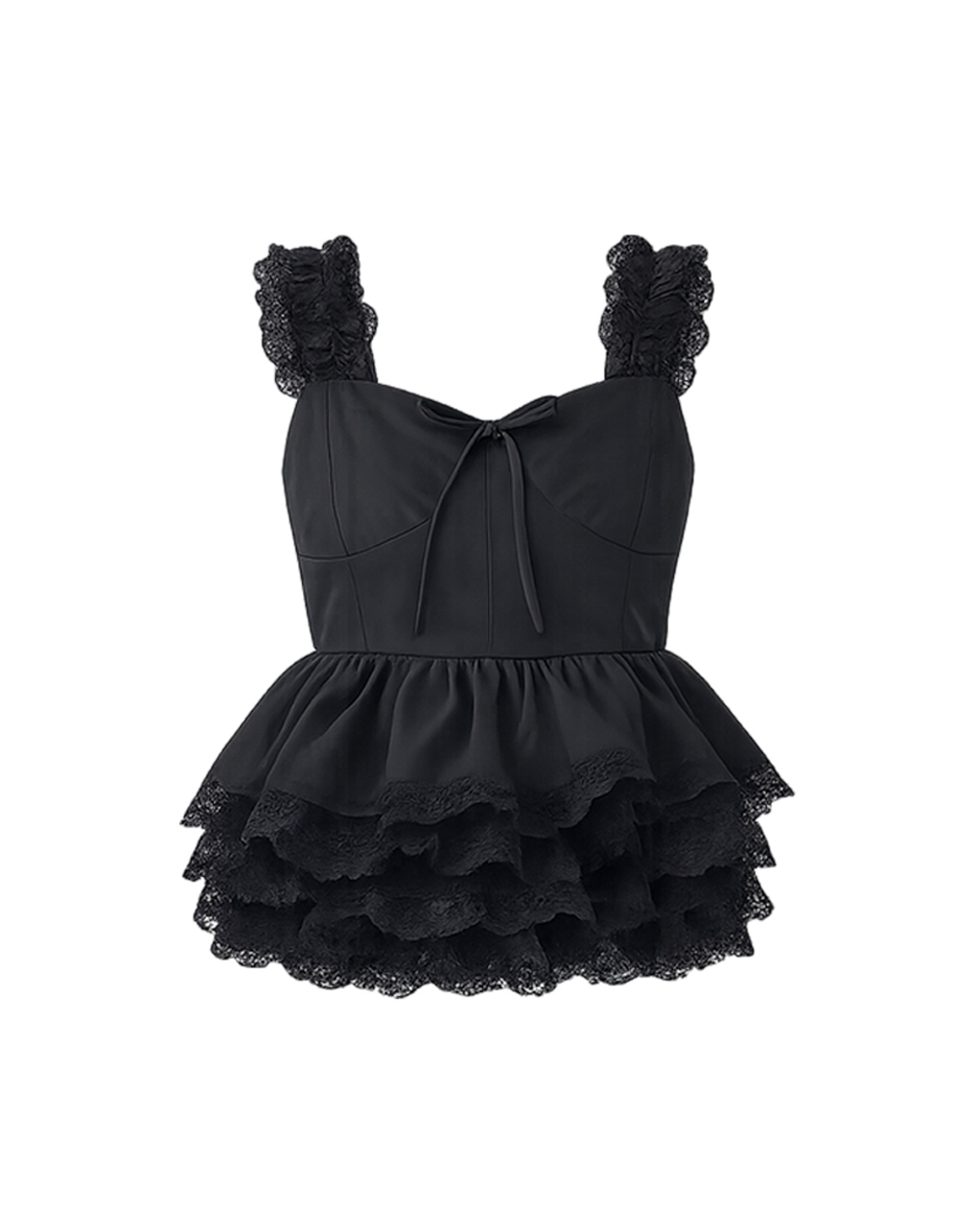 noir tutu peplum blouse(BLACK) noir tutu peplum blouse(BLACK)
