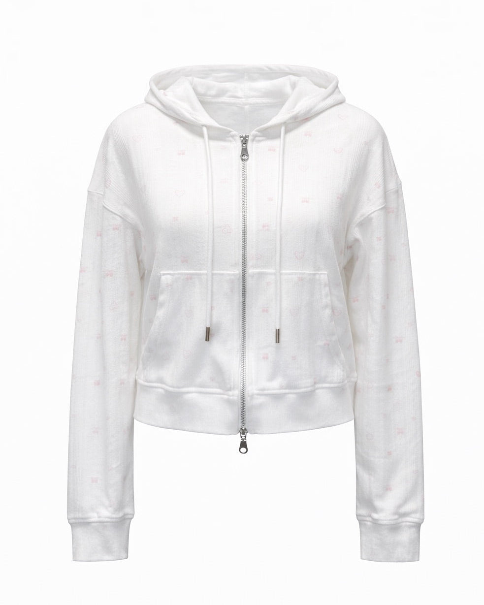 strawberry pattern hoodie