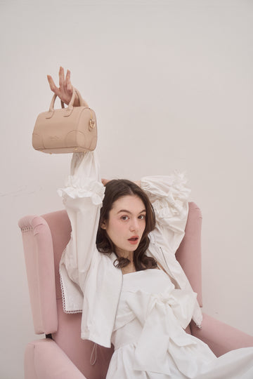 frill sailor collar blouson – muguet