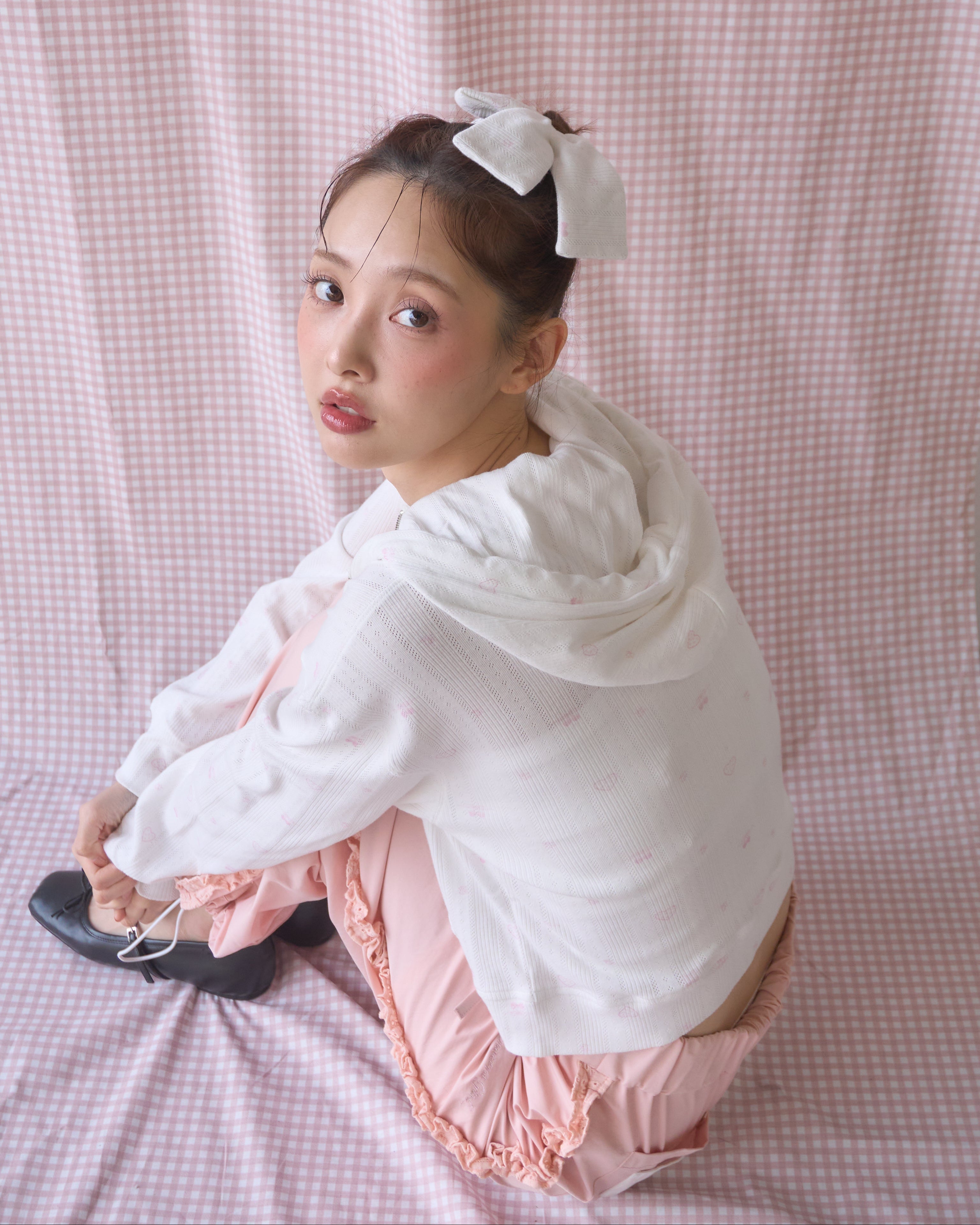 strawberry pattern hoodie