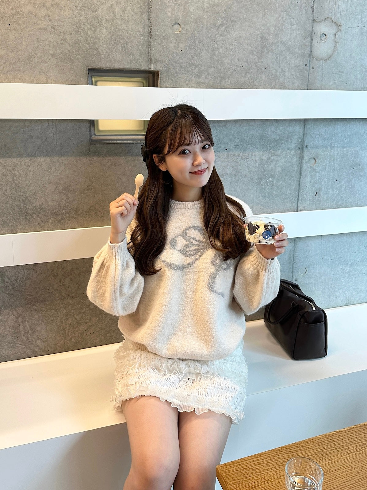 lame ribbon knit