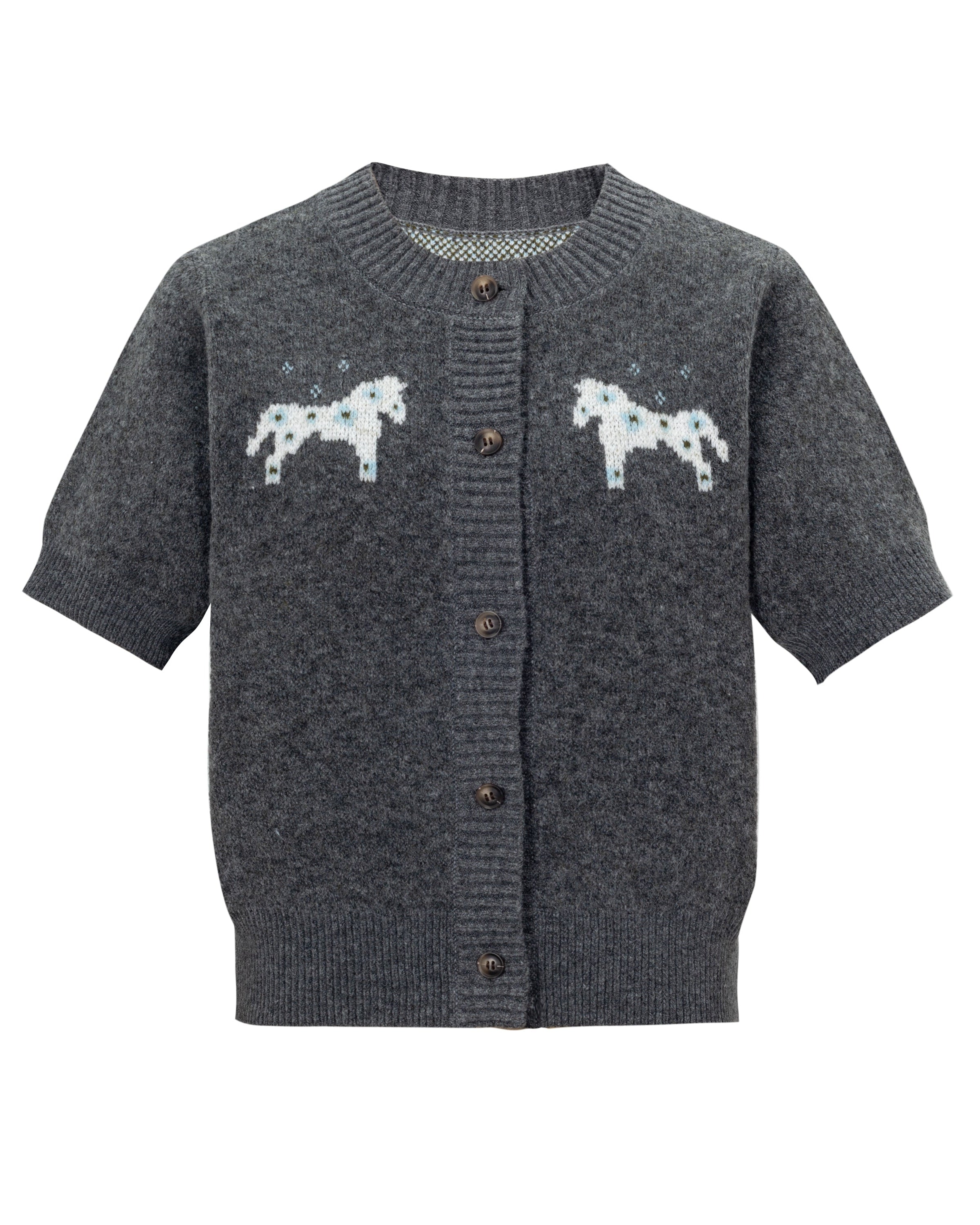 pony half knit tops