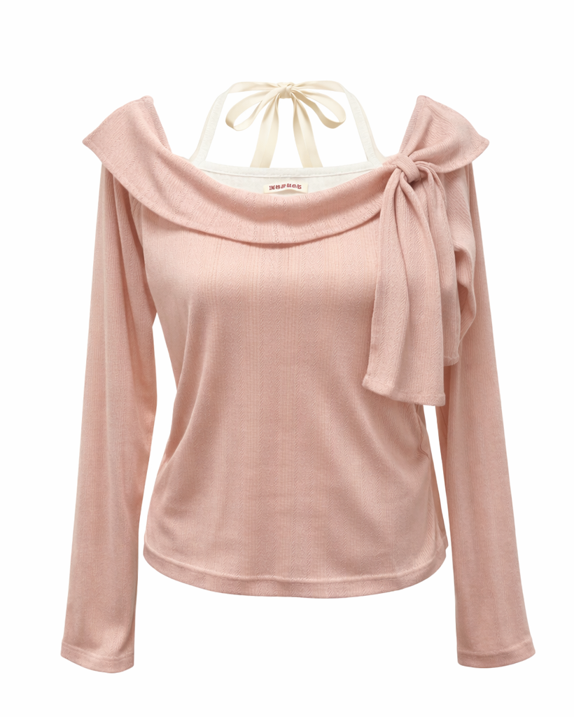 【PRE ORDER】ribbon layered set tops