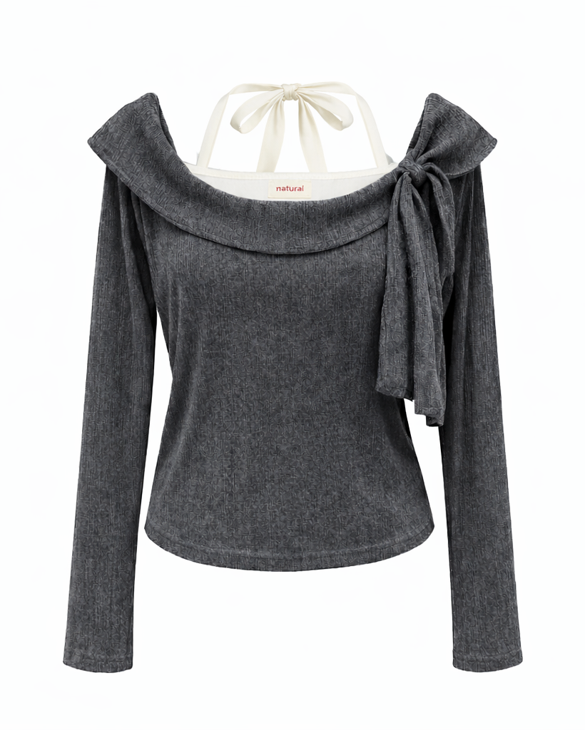 【PRE ORDER】ribbon layered set tops