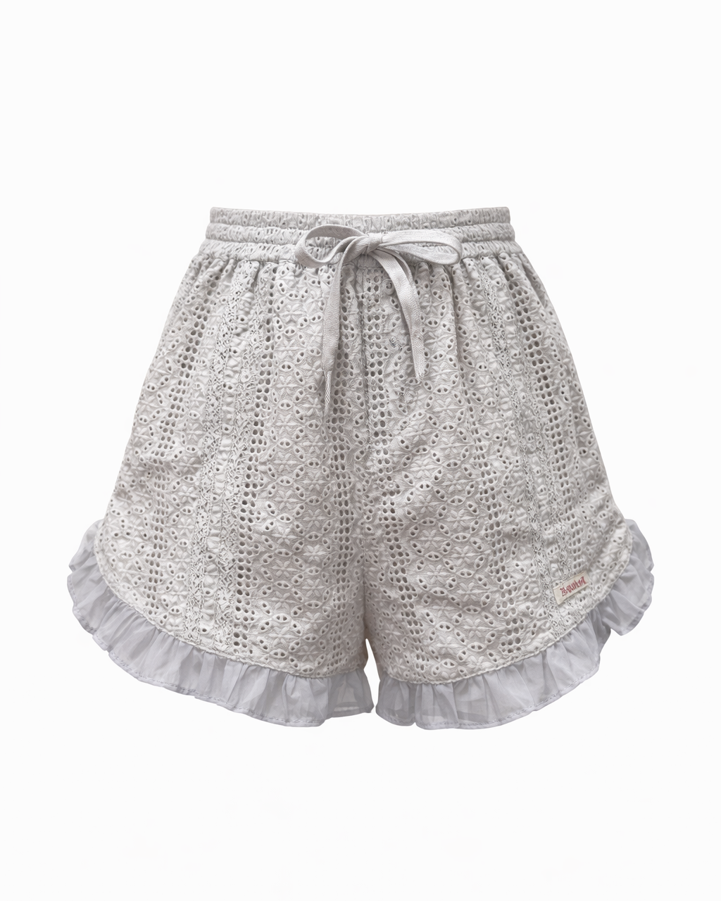 frill lace short pants