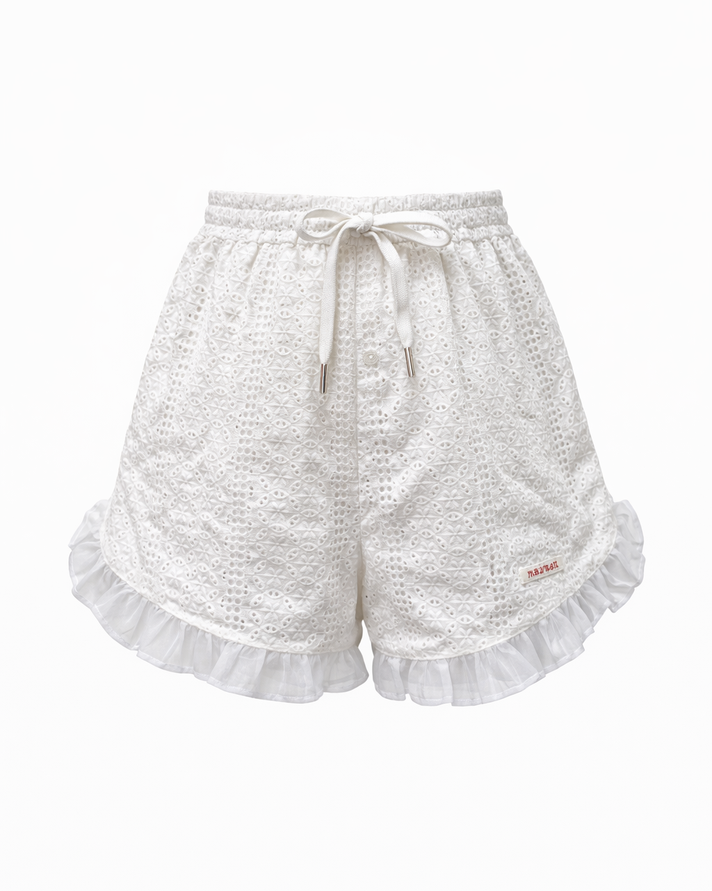 frill lace short pants