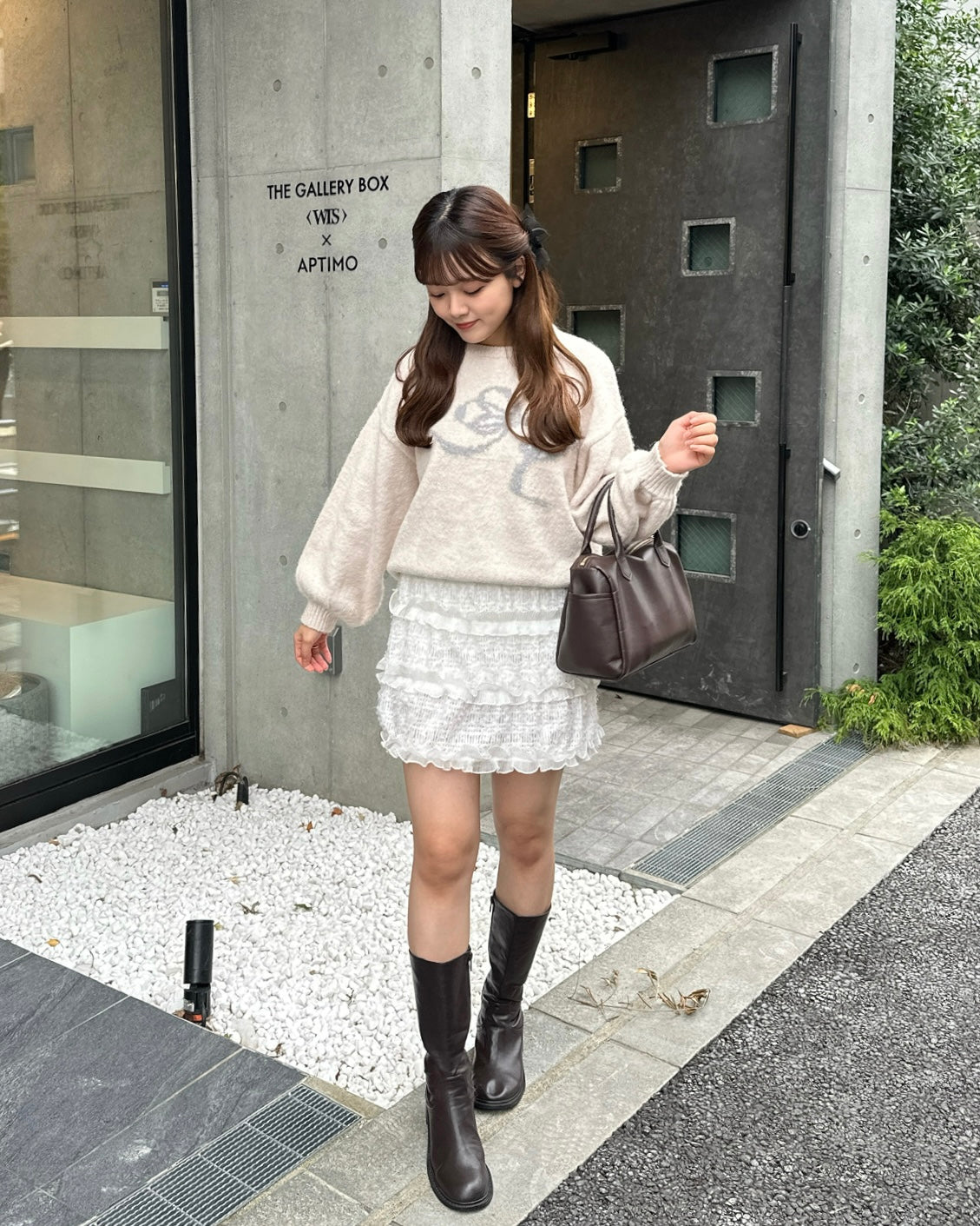 lame ribbon knit