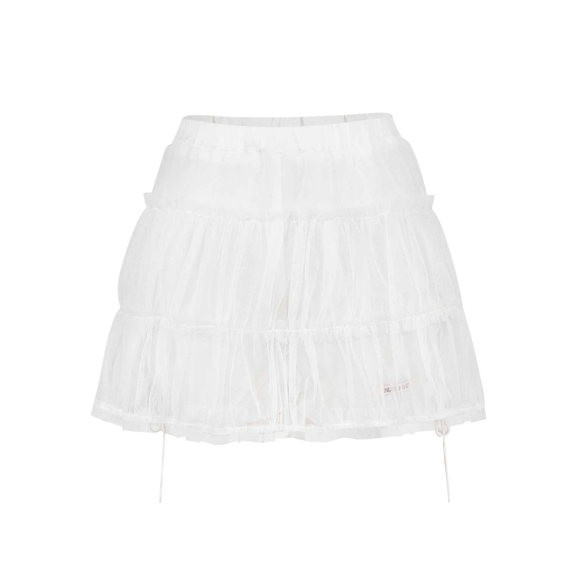 スカート muguet lace&frill mini skirt SKIRT