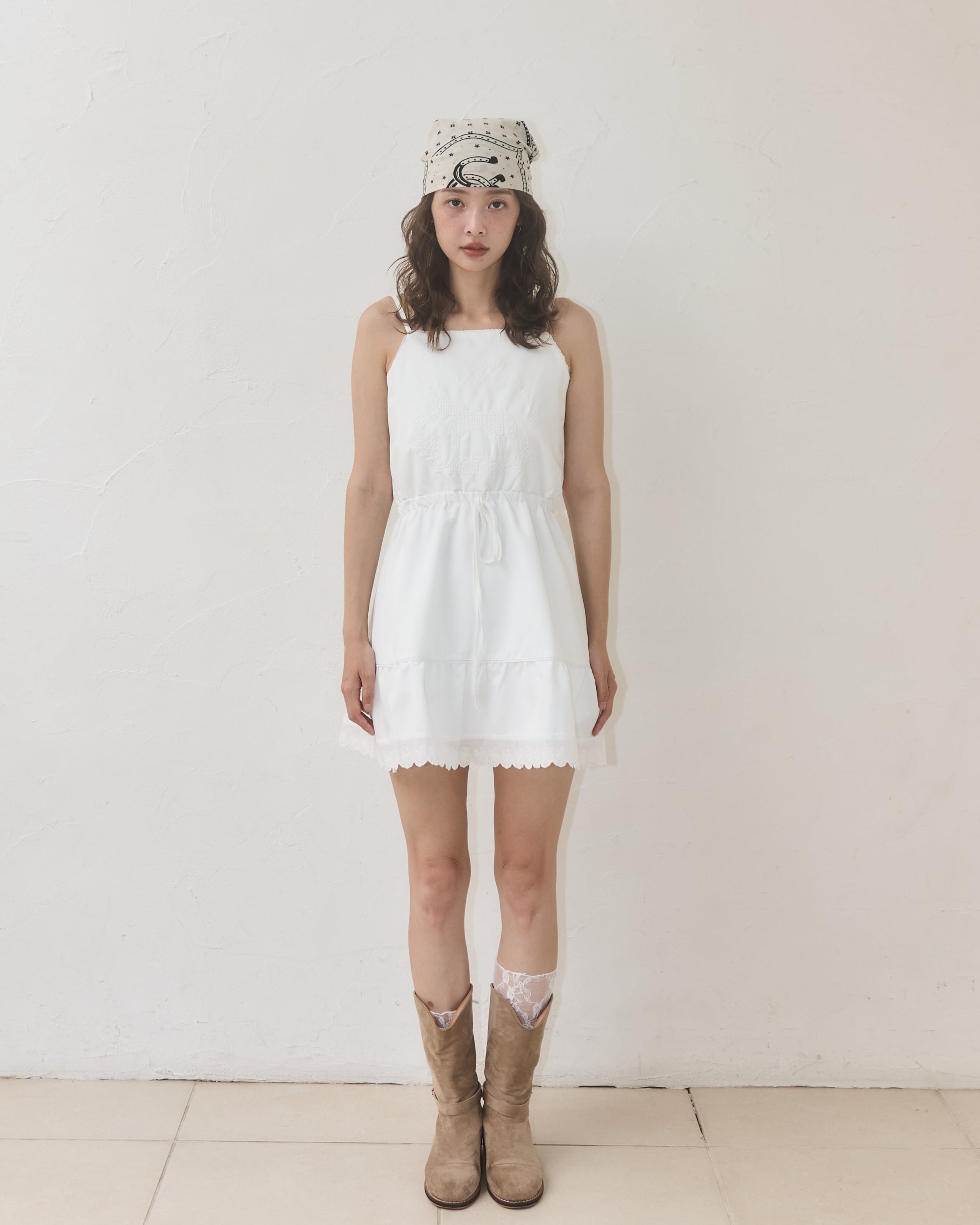 【25F/W pre order】country mini cami op