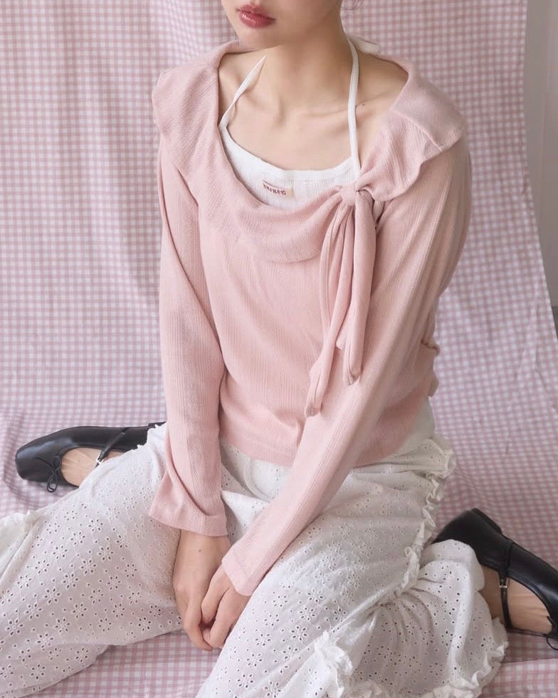 ribbon layered set tops