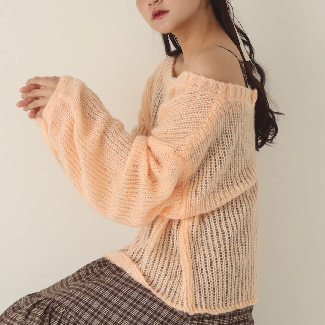 SALE ミュゲ muguet JB ピンク ツイード｜バッグ