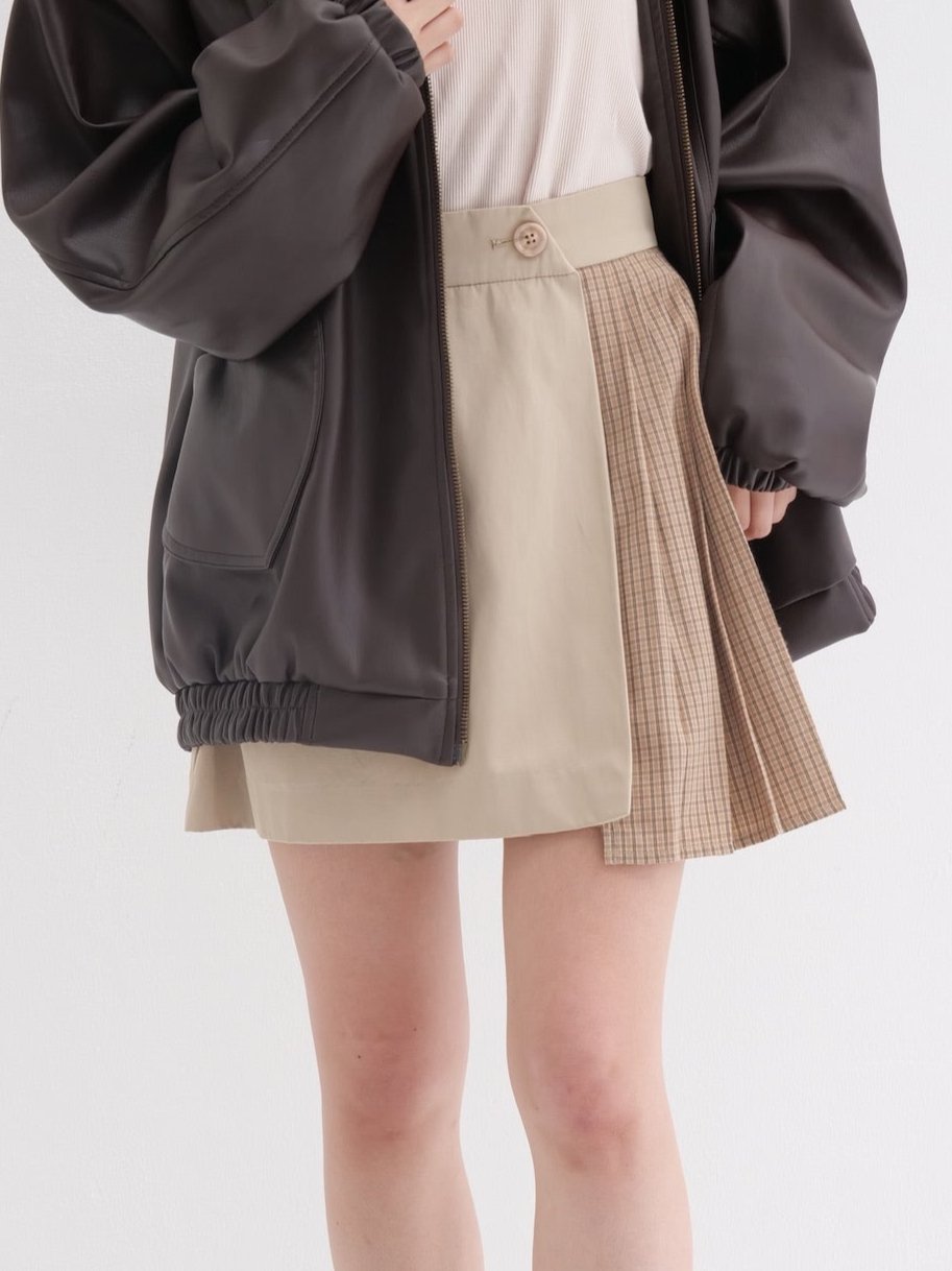 preppy docking mini skirt