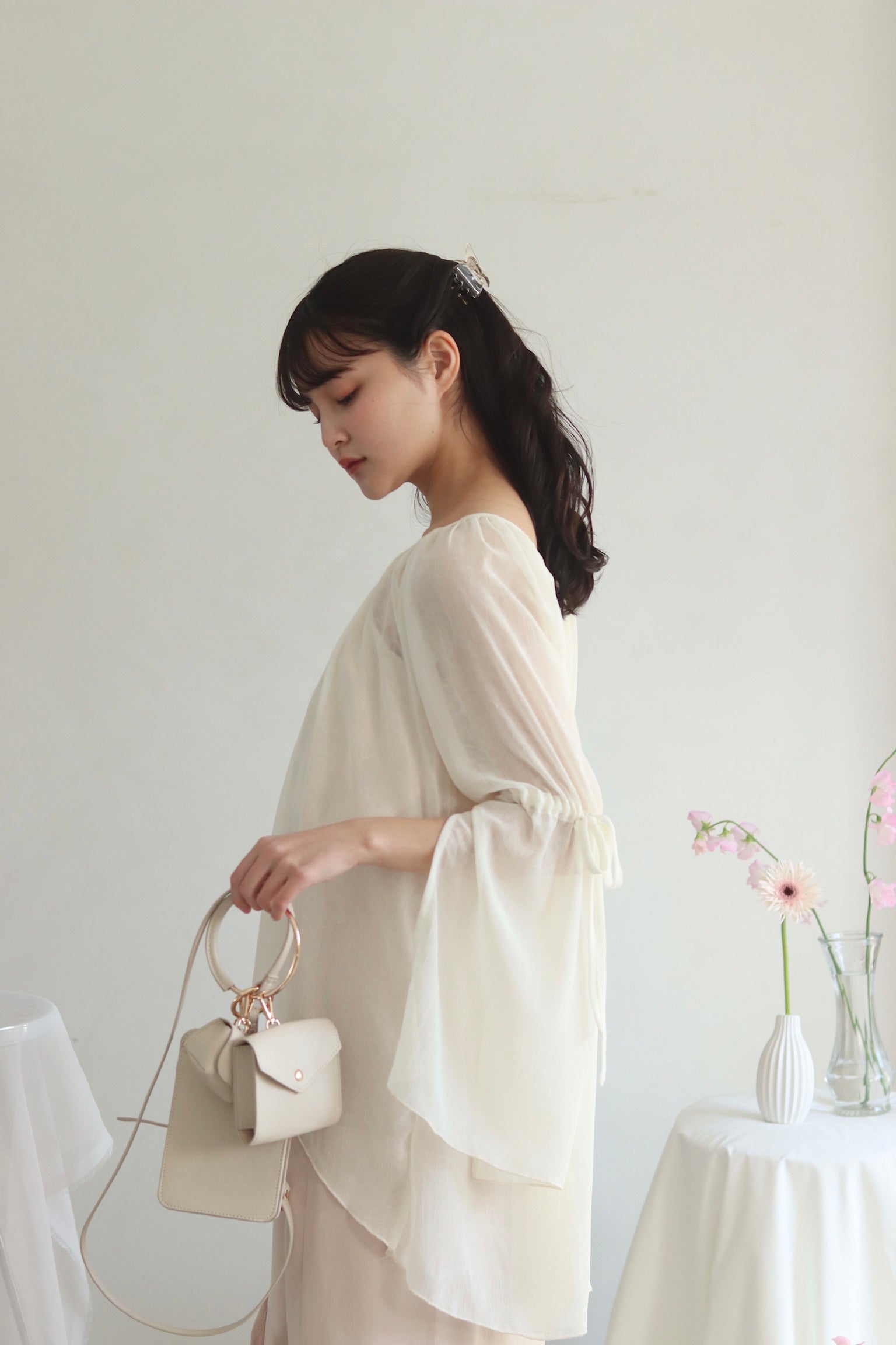 muguet / ミュゲ】angel aile blouse